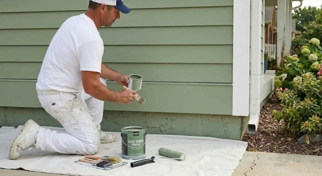 clean, vibrant home exterior