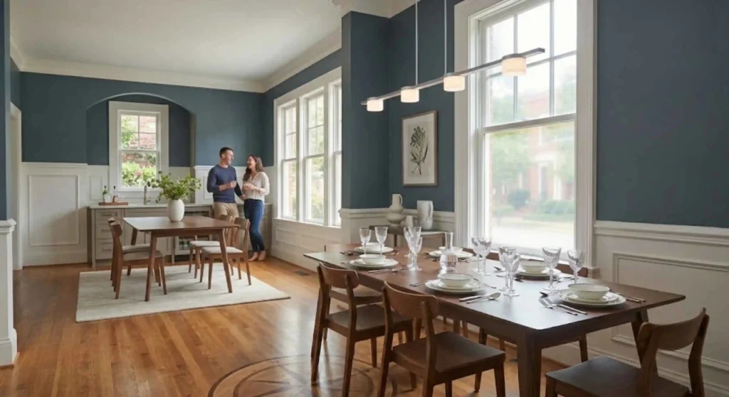 detailed trim work inside a Raleigh home.